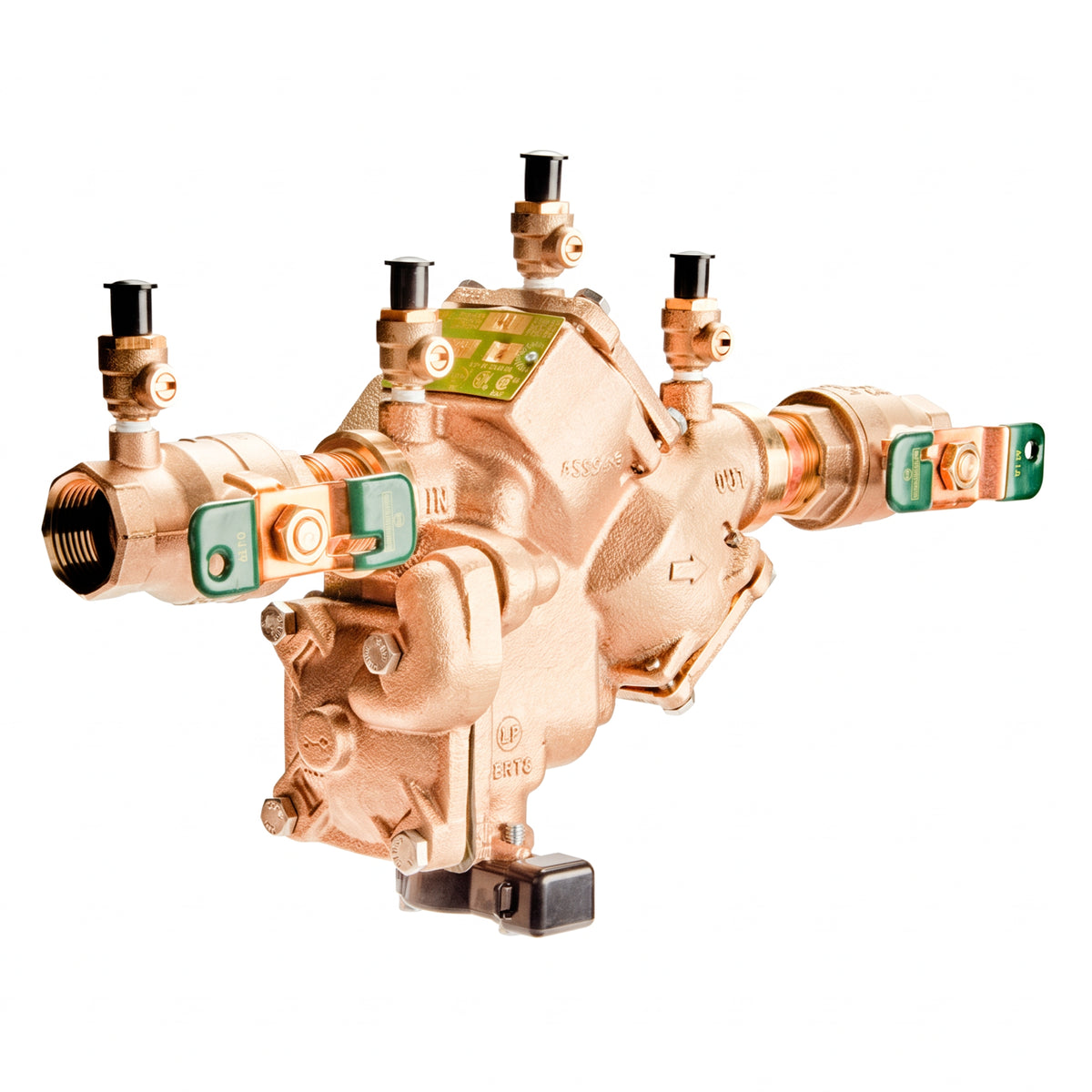 WATTS-LF909M1-QT-FS-0.75-INCH-LEAD-FREE-REDUCED-PRESSURE-RPZ-BACKFLOW-PREVENTER-F391008-IMG-1
