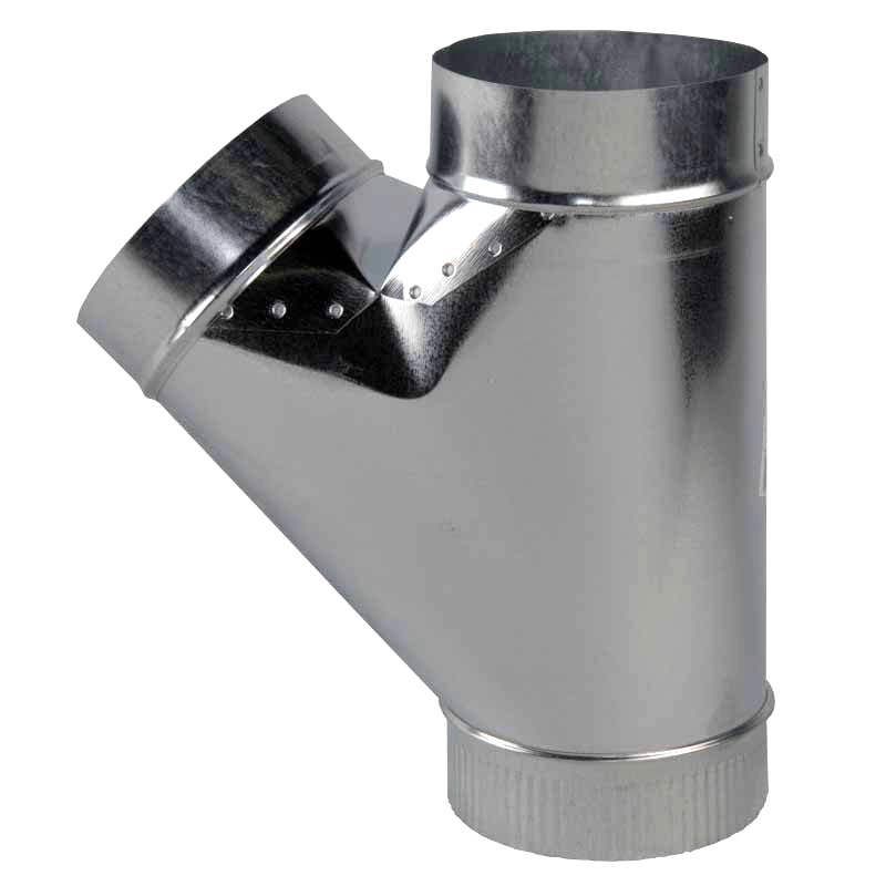 CFM WYE-04 4" x 4" x 4" Duct Y-Fitting