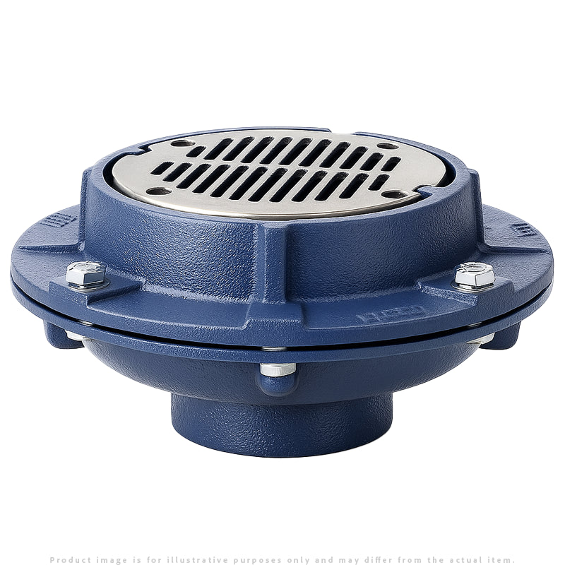 Z554-Zurn-9-Inch-Diameter-Medium-Duty-Floor-Drain-Sure-Set-Sediment-Bucket-IMG-1