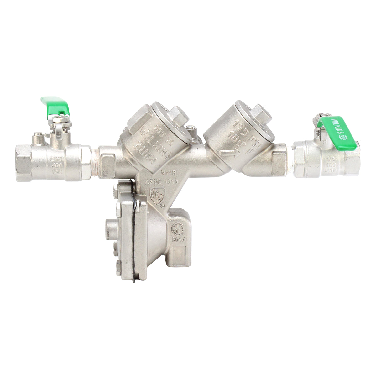 Zurn-Wilkins-12-975XLST-0.5-Inch-Stainless-Steel-RPZ-Backflow-Preventer-IMG-1