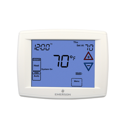 1F97-1277 WHITE RODGERS THERMOSTAT 45-99 F 24V HORIZONTAL HORIZONTAL TOUCHSCREEN HUMIDITY CTL HARDWIRE BATTERY 1H/1C SINGLE STAGE