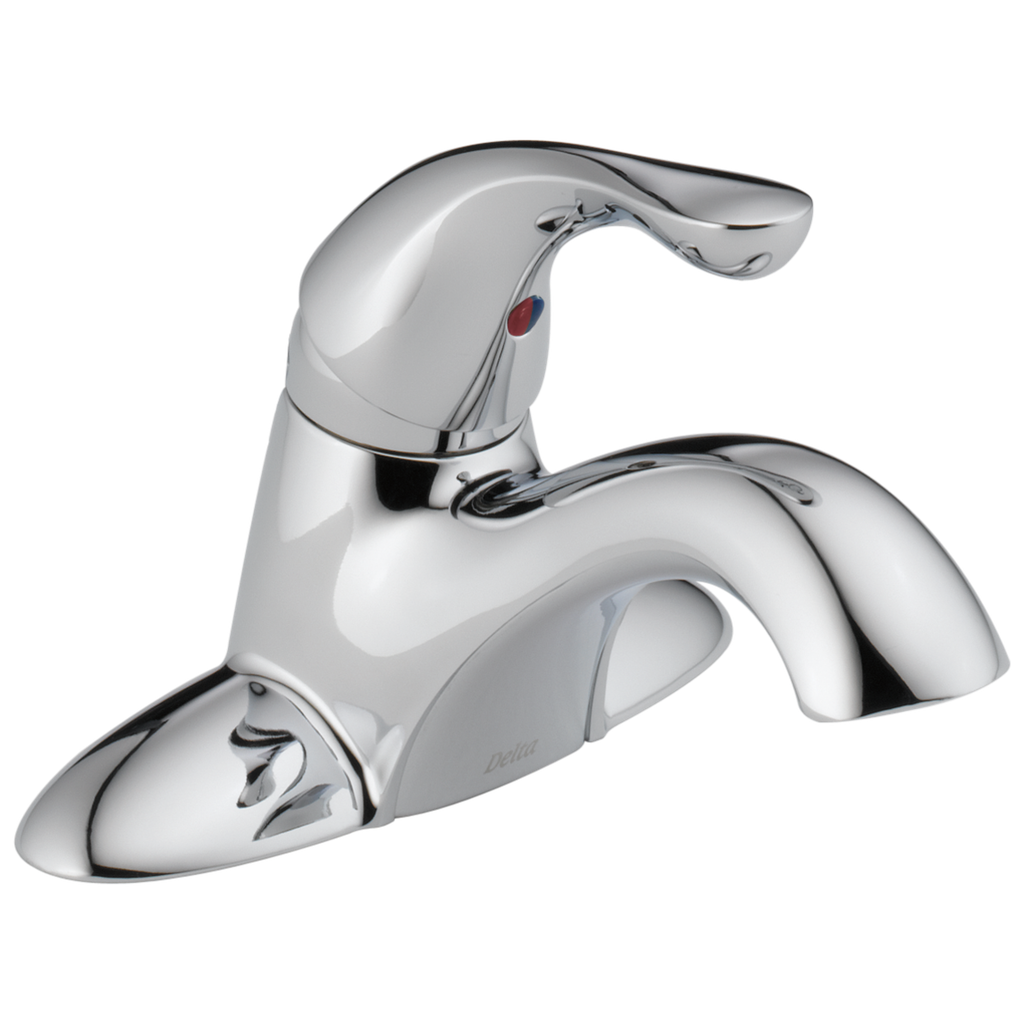 Delta 501-Tp-Dst Trac-Pack Chrome S/L 4Cc Lav Faucet L/Pop-Up