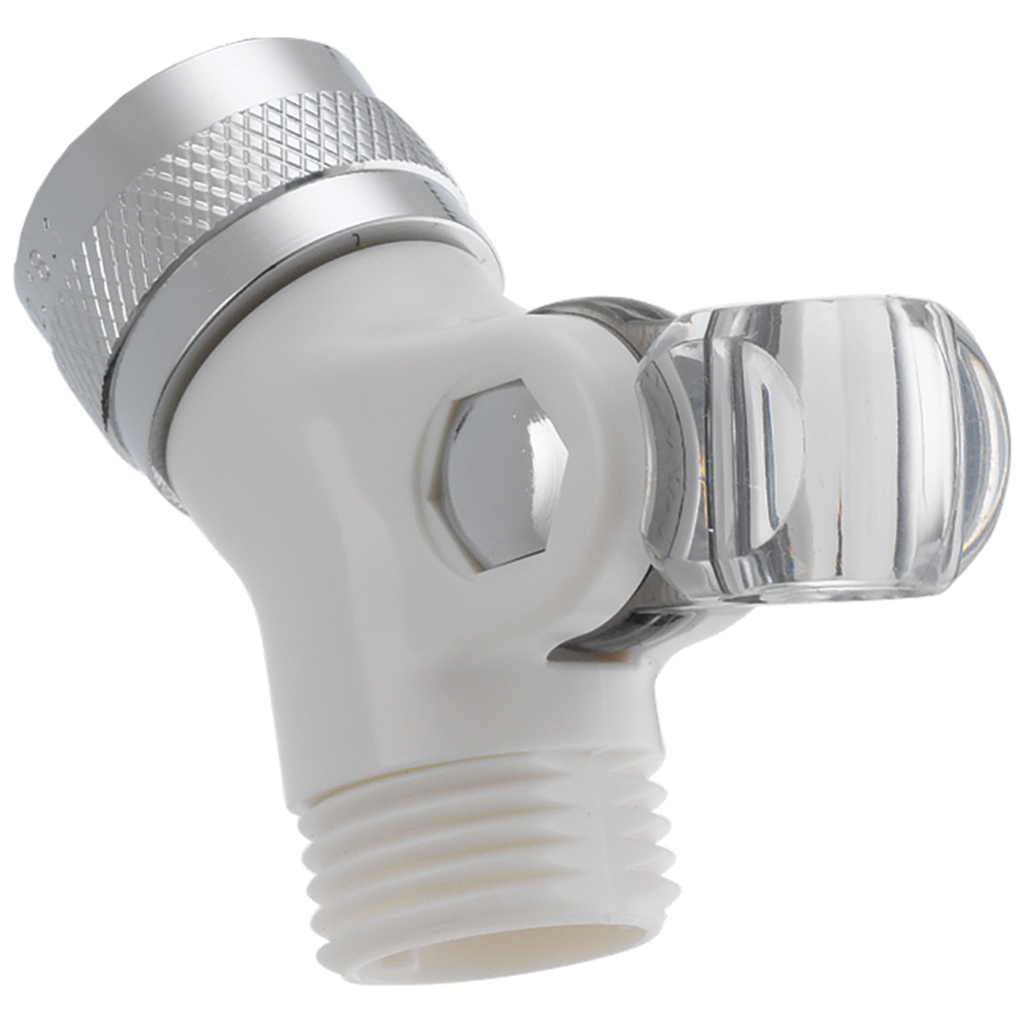 Delta U4002-Wh-Pk White Pin Mount Swivel Connector