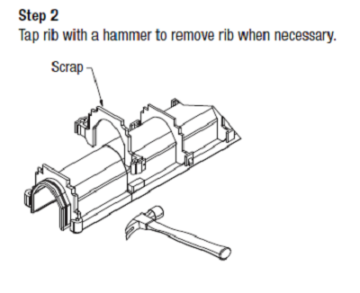 Zurn Z886-U6 6" No-Hub Bottom Outlet