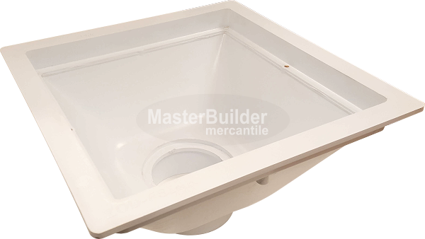 Zurn FD2370 PVC 12" x 12" x 8" Square Floor Sink