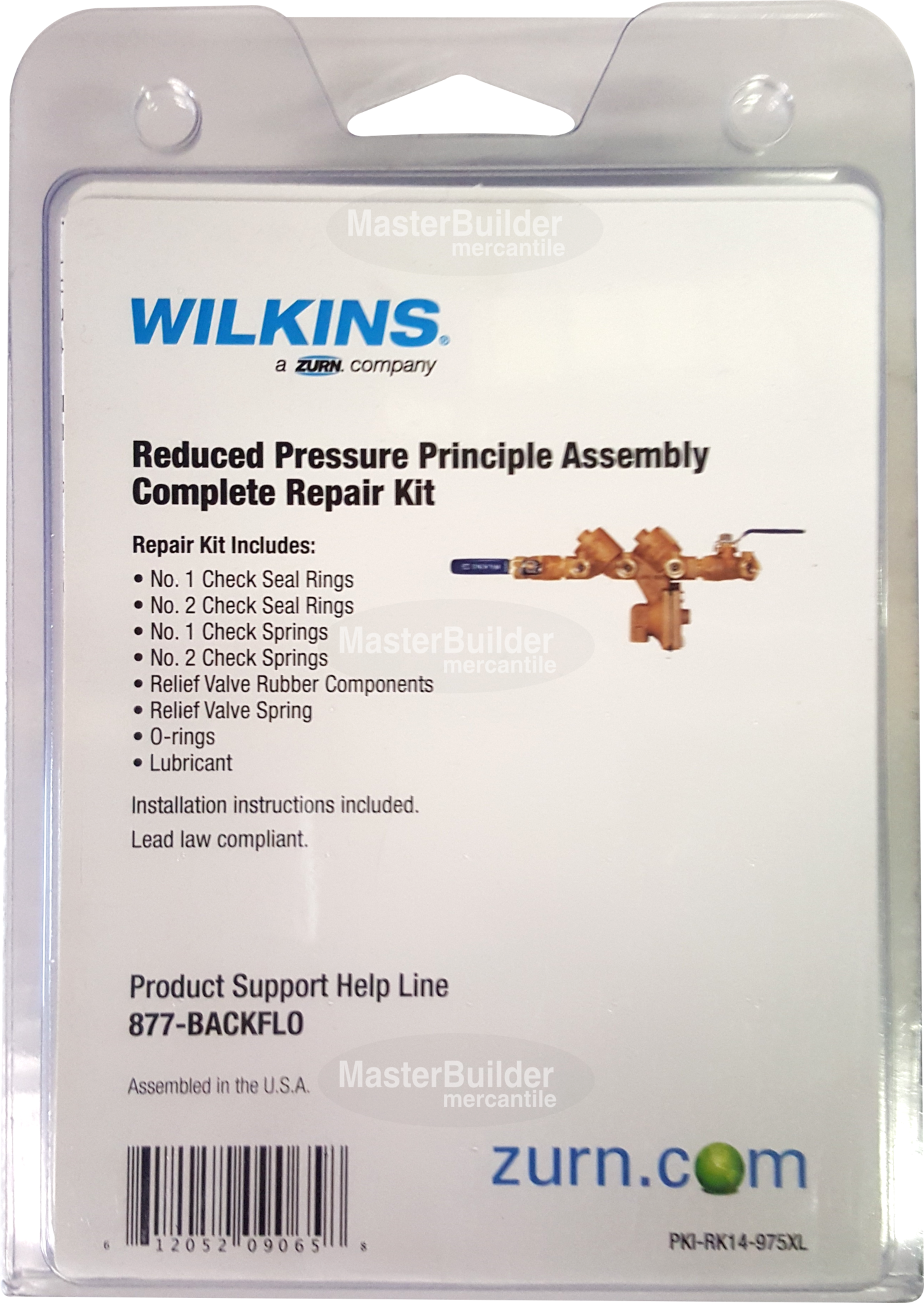 Zurn Wilkins RK14-975XL Complete Repair Kit for 975XL Series