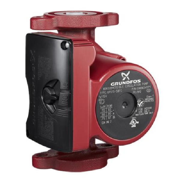 Grundfos 59896341 UPS 15-58 FC Cast Iron Circulator Pump